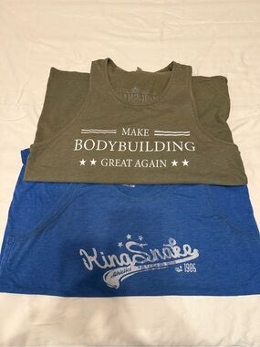 Mens Kingsnake Steve kuclo gym tank bundle